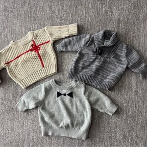 GAP Kids Sweaters - Cream, Gray, and Dark Gray